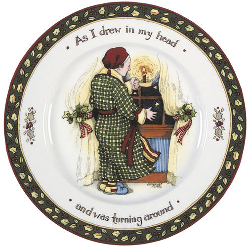 Christmas Story Salad Plate