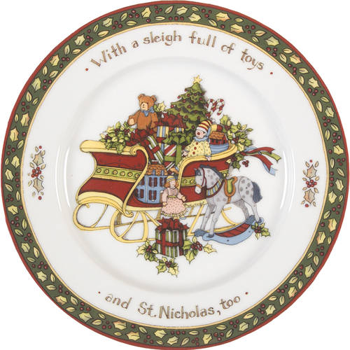 Christmas Story Salad Plate