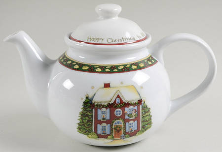 Christmas Story Teapot & Lid