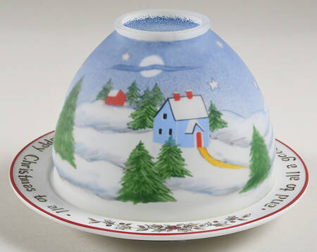 Christmas Story 2 Piece Luminary Tea Light by Portmeirion