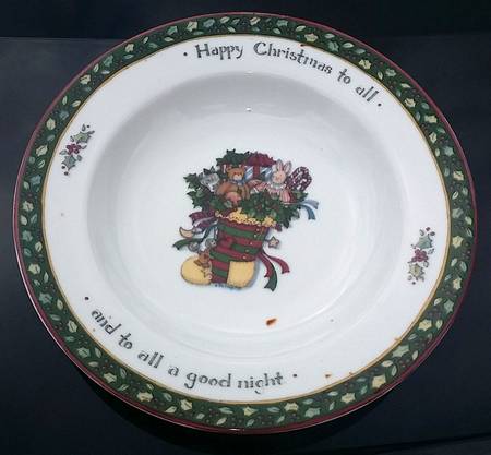 Christmas Story Rim Soup Bowl