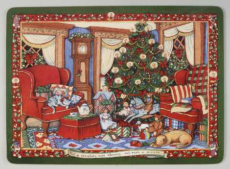 Christmas Story Corkboard Placemat
