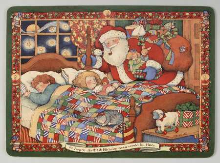 Christmas Story Corkboard Placemat