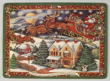 Christmas Story Corkboard Placemat