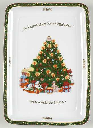 Christmas Story 12" Rectangular Serving Platter