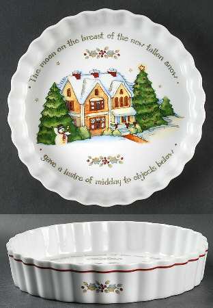 Christmas Story 9" Quiche by Portmeirion