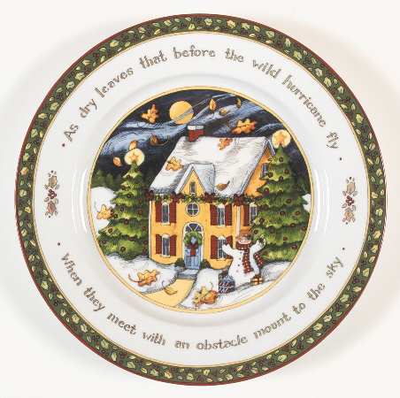 Christmas Story Dinner Plate