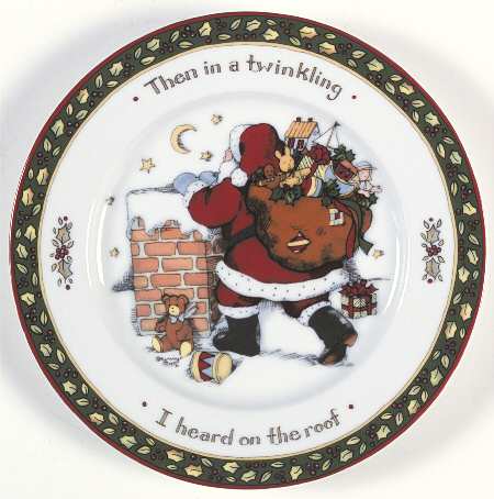 Christmas Story Salad Plate