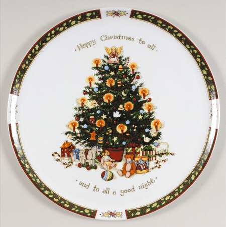 Christmas Story Cake Plate