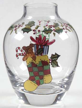 Christmas Story Glassware Mini Vase by Portmeirion