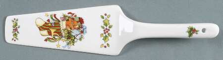 Christmas Story Solid Ceramic Pie/Cake Server by Portmeirion