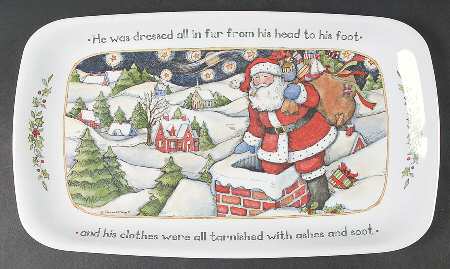 Christmas Story 13" Melamine Sandwich Tray