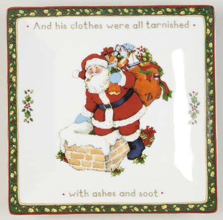 Christmas Story 7" Square Plate