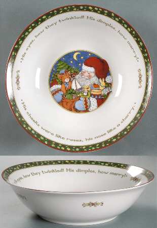 Christmas Story 9" Round Vegetable Bowl