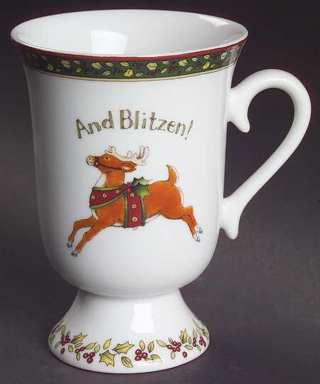 Christmas Story Pedestal Mug by Portmeirion