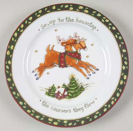 Christmas Story Bread & Butter Plate