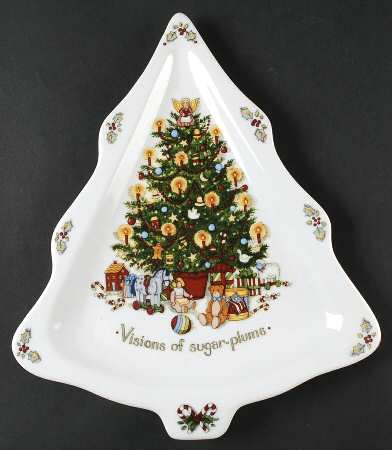Christmas Story Large Tree Shaped Dish by Portmeirion