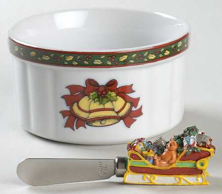 Christmas Story Dip Bowl & Spreader Set by Portmeirion
