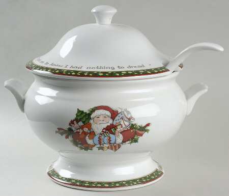 Christmas Story Tureen & Lid w/Ladle