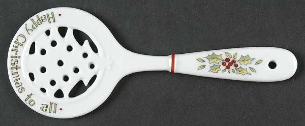 Christmas Story Pierced Ceramic Cranberry Server