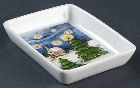 Christmas Story Individual Dish for 3 Part Rectangular Server Set