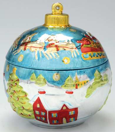 Christmas Story Figural Candy Jar & Lid by Portmeirion
