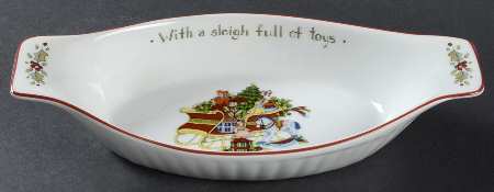 Christmas Story 10" Augratin by Portmeirion