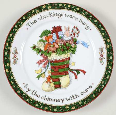 Christmas Story Salad Plate