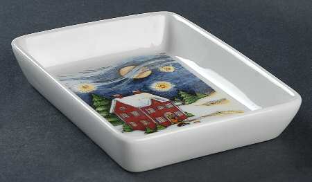Christmas Story Individual Dish for 3 Part Rectangular Server Set