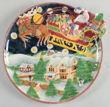 Christmas Story 14" Round Platter