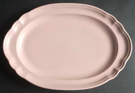 Tea Rose 12" Oval Accent Platter