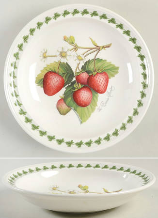Strawberry Fair Rim Soup Bowl