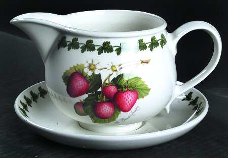 Strawberry Fair Gravy Boat & Underplate