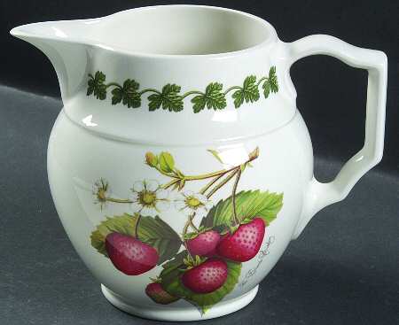 Strawberry Fair 32 Oz Staffordshire Jug