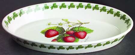 Strawberry Fair 14" Oval Baker
