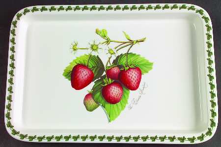 Strawberry Fair Rectangular Baking Tray 13"