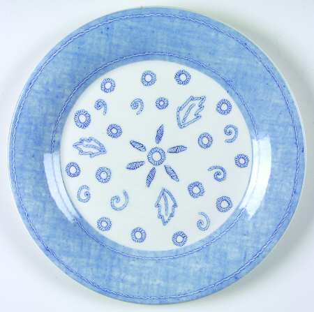 Denim Salad/Dessert Plate