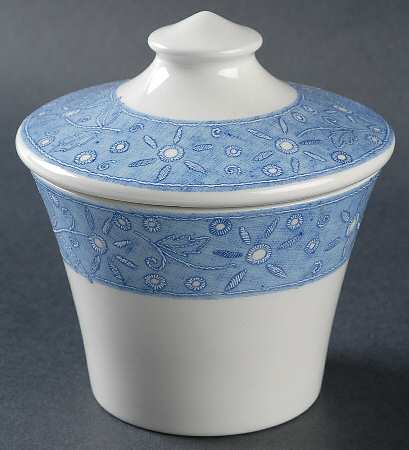 Denim Sugar Bowl & Lid