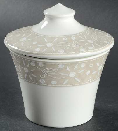 Khaki Sugar Bowl & Lid