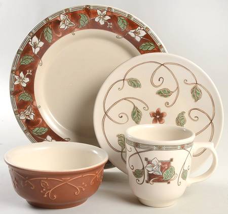 Mission Flower 4 Piece Place Setting