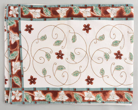 Mission Flower 13" X 68" Cloth Table Runner