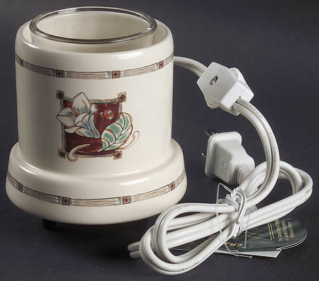 Mission Flower Electric Votive Warmer