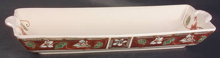 Mission Flower Rectangular Tray