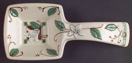 Mission Flower Spoon Rest/Holder (Holds 1 Spoon)