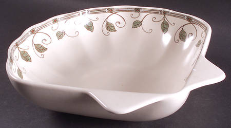 Mission Flower Large Shell Shaped Dish