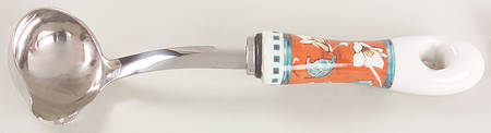 Mission Flower Gravy Ladle with Stainless Bowl