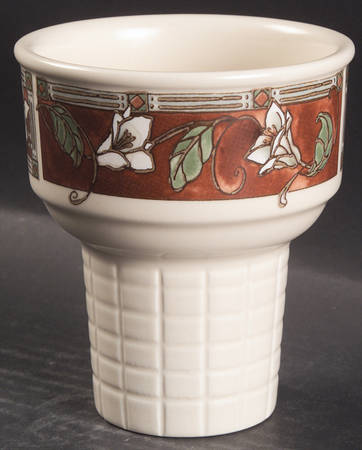 Mission Flower Ice Cream Cone Shaped Dish