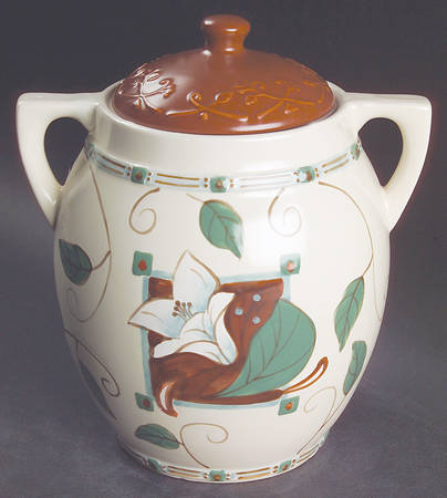 Mission Flower Medium Canister & Lid
