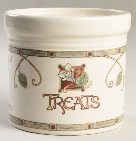Mission Flower Treat Jar No Lid