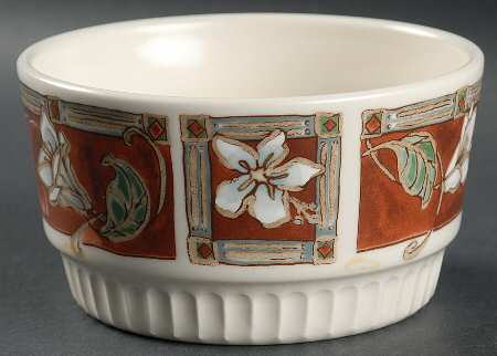 Mission Flower 5" Round Baker